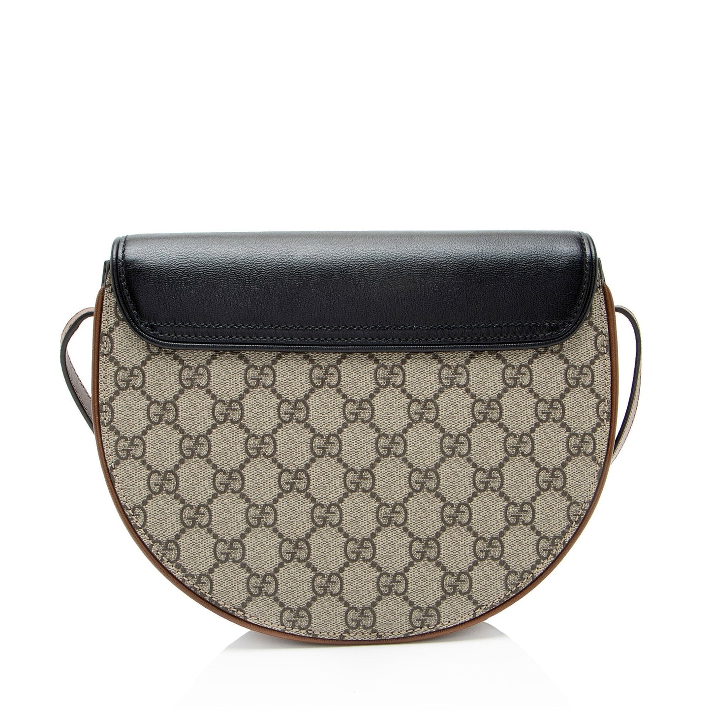 Gucci GG Supreme Padlock Saddle Small Crossbody Bag