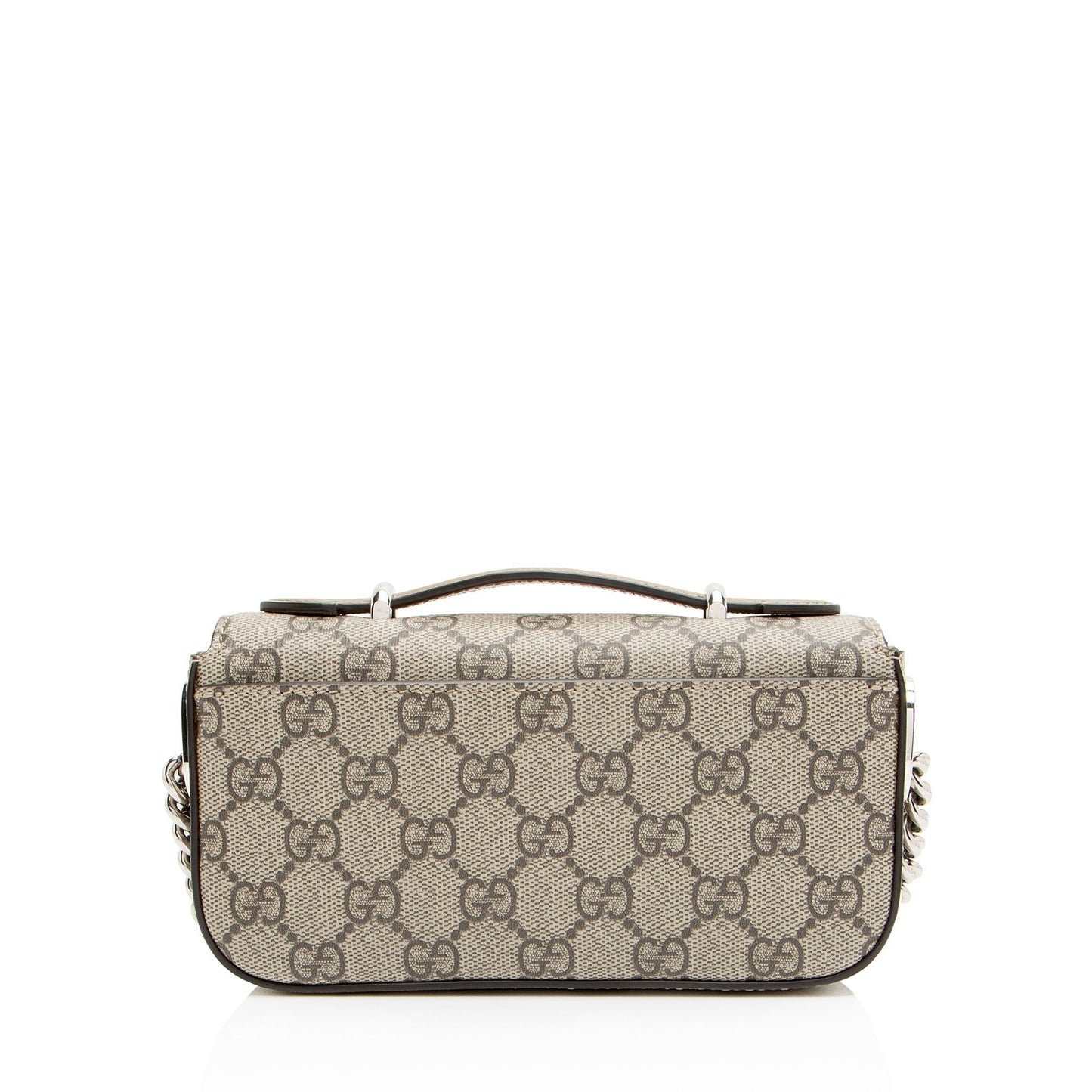 Gucci GG Supreme Petite GG Leather Canvas Beige Mini Shoulder Bag