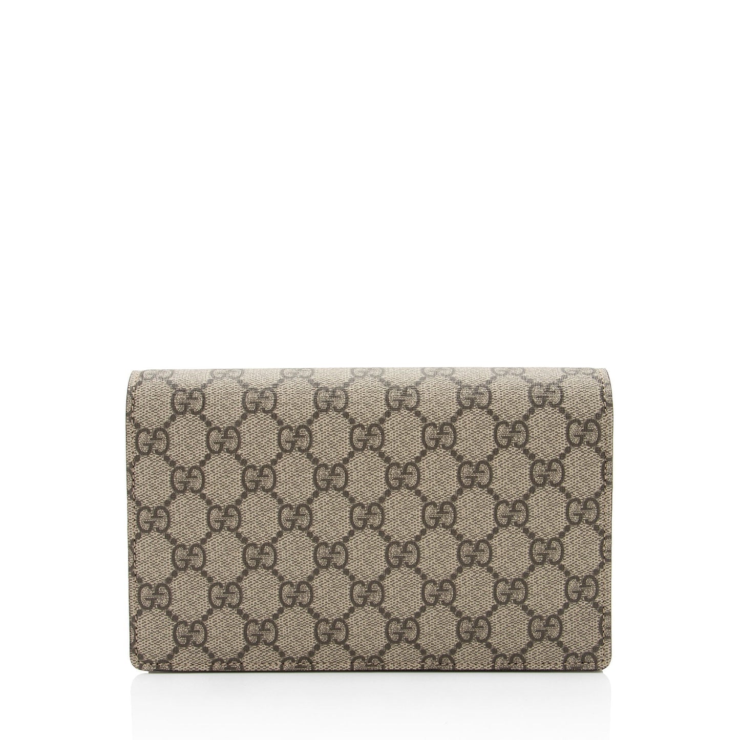 Gucci GG Supreme Script Logo Heart Leather Canvas Brown Beige Crossbody Bag Shf Lumkjk