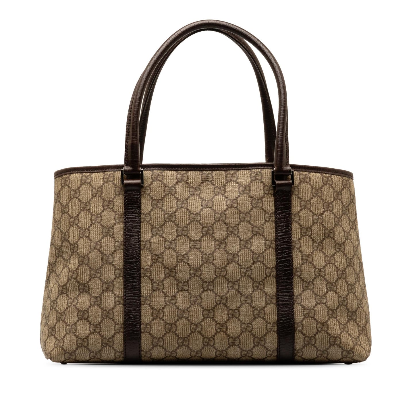 Gucci GG Supreme SHG-qUCBpW Canvas Brown Tote Bag