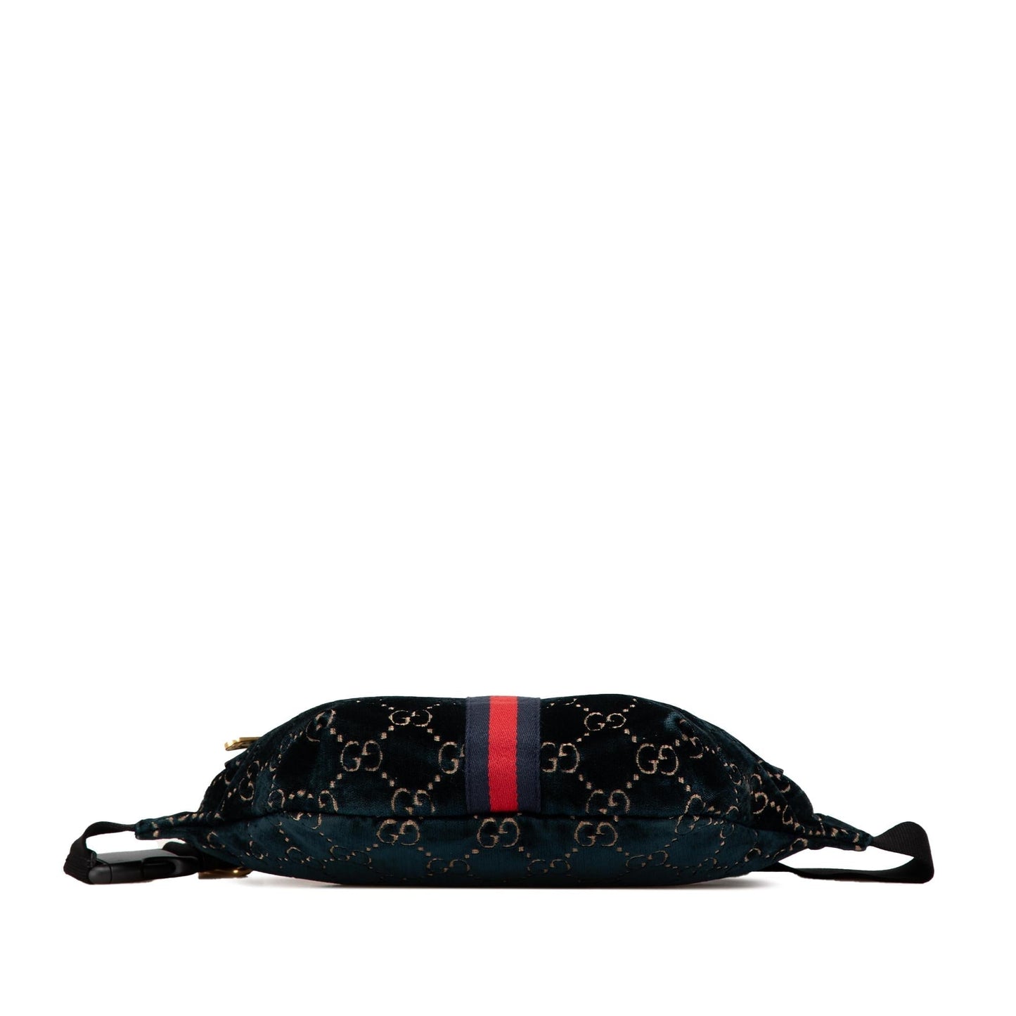Gucci GG Velvet Ophidia Belt Blue Accessory