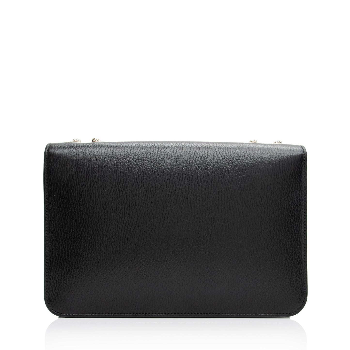 Gucci Grained Interlocking G SHF Calfskin Black Medium Crossbody Bag