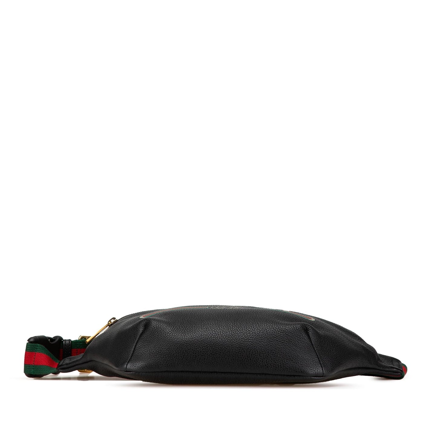 Gucci Grained Belt Calf Calfskin Black Logo Accessory Bag 1