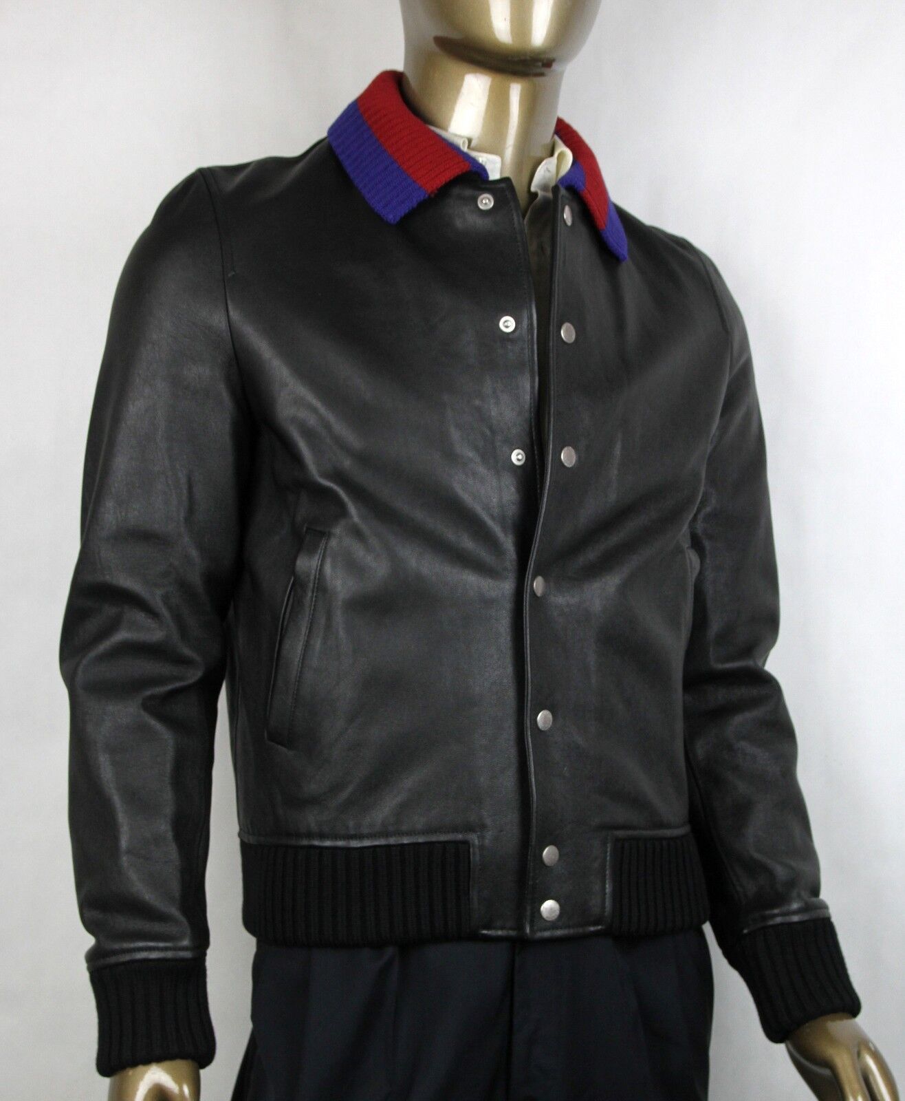 Gucci GRAINY BOMBER JACKET Leather Apparel