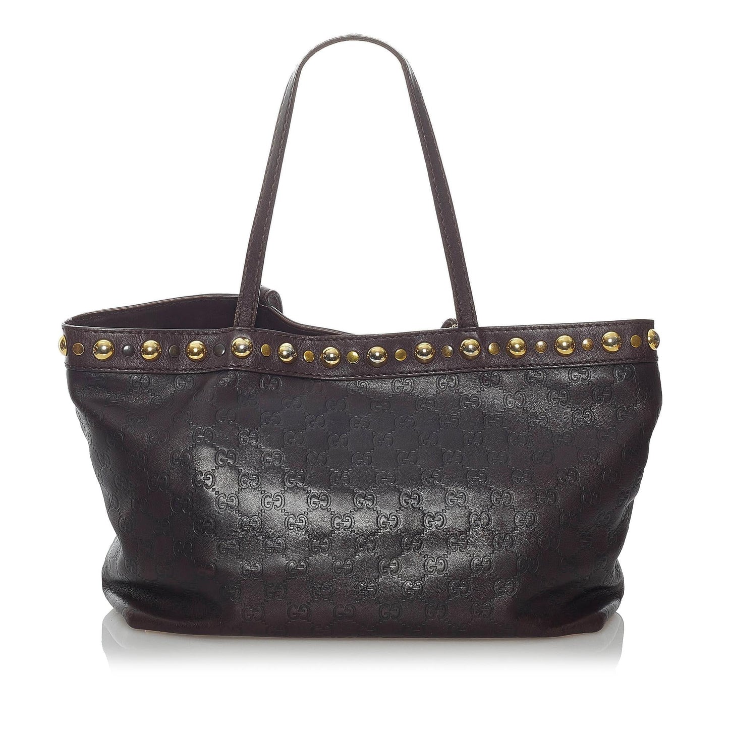 Gucci Guccissima Babouska SHG Calf Brown Tote Bag Bag Shg