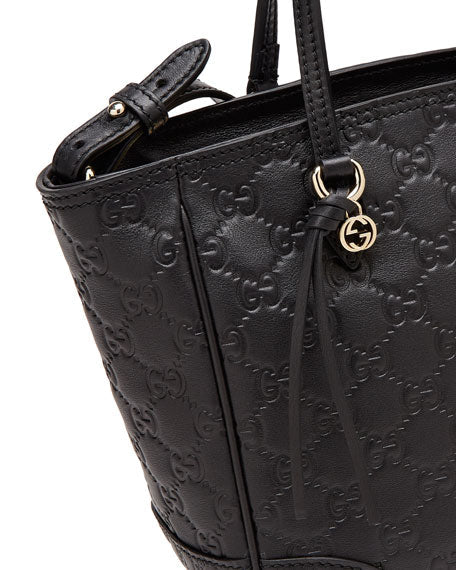 Gucci Guccissima Leather Black Tote Bag