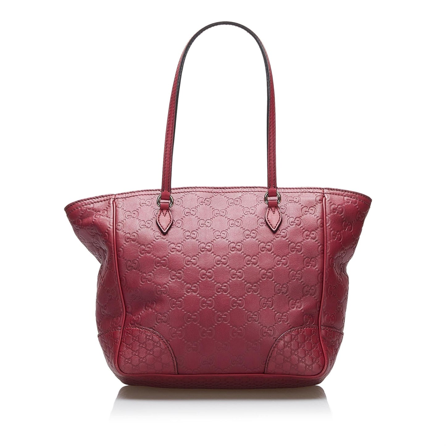 Gucci Guccissima Bree SHG-zCAcMa Calf Red Tote Bag