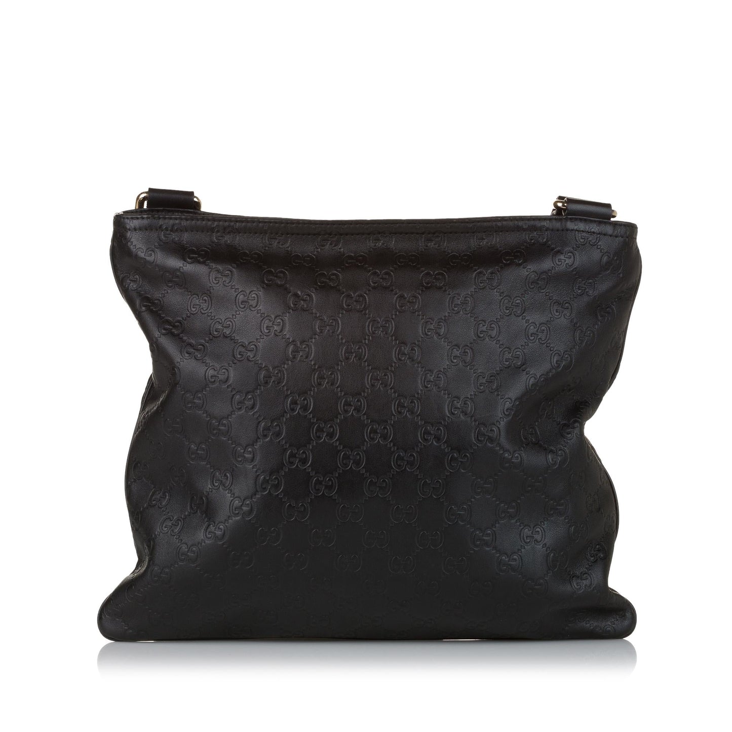 Gucci Guccissima SHG Calf Black Crossbody Bag Bag Shg