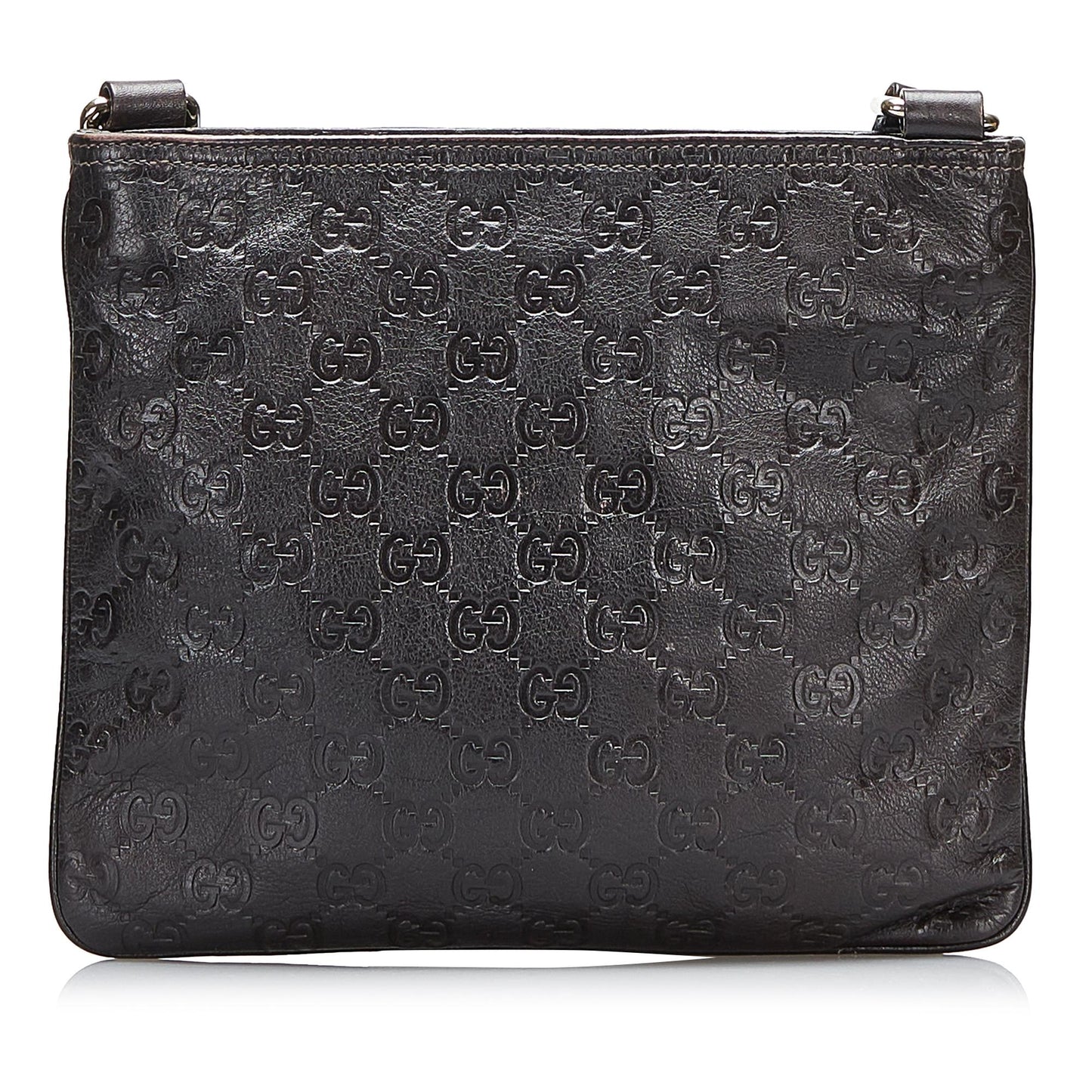 Gucci Guccissima SHG- w6Xb Calf Black Crossbody Bag