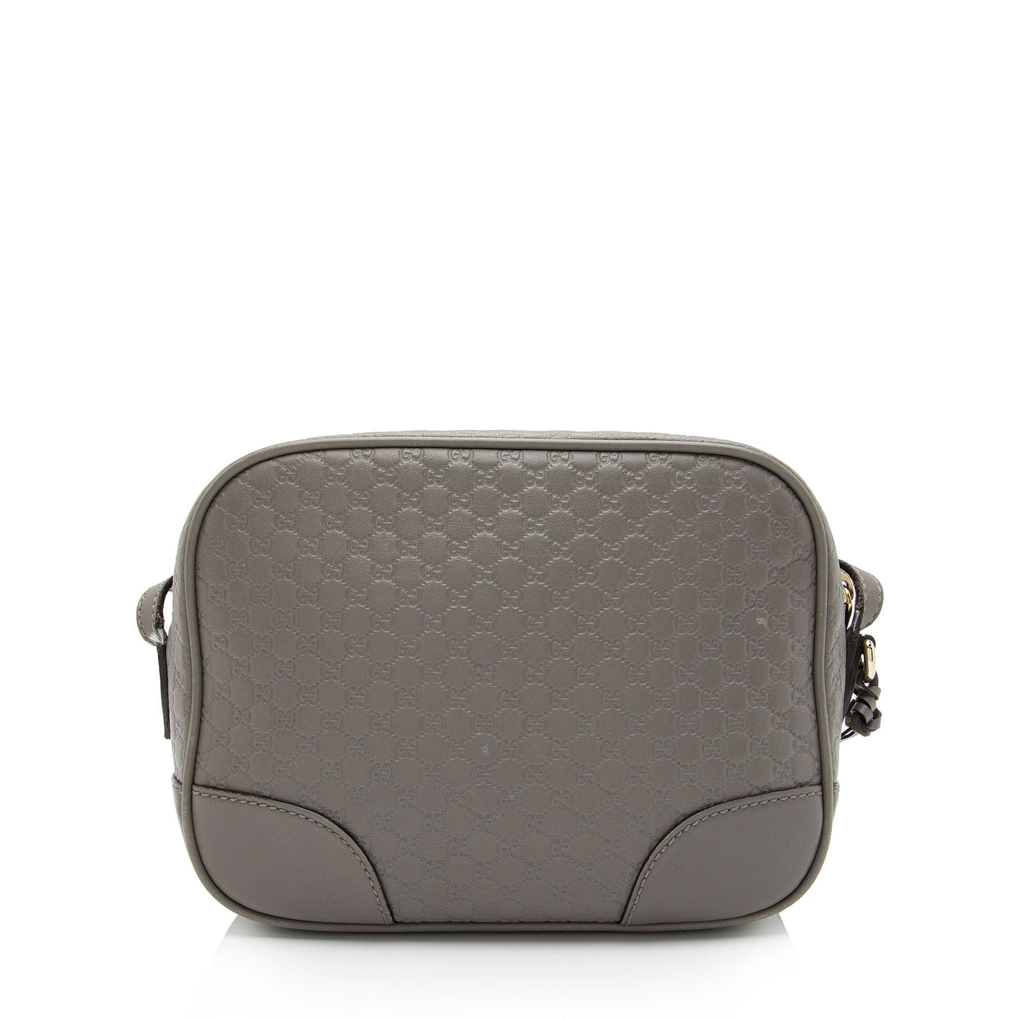 Gucci Guccissima Bree Disco SHF-wVBwEk Leather Grey Crossbody Bag