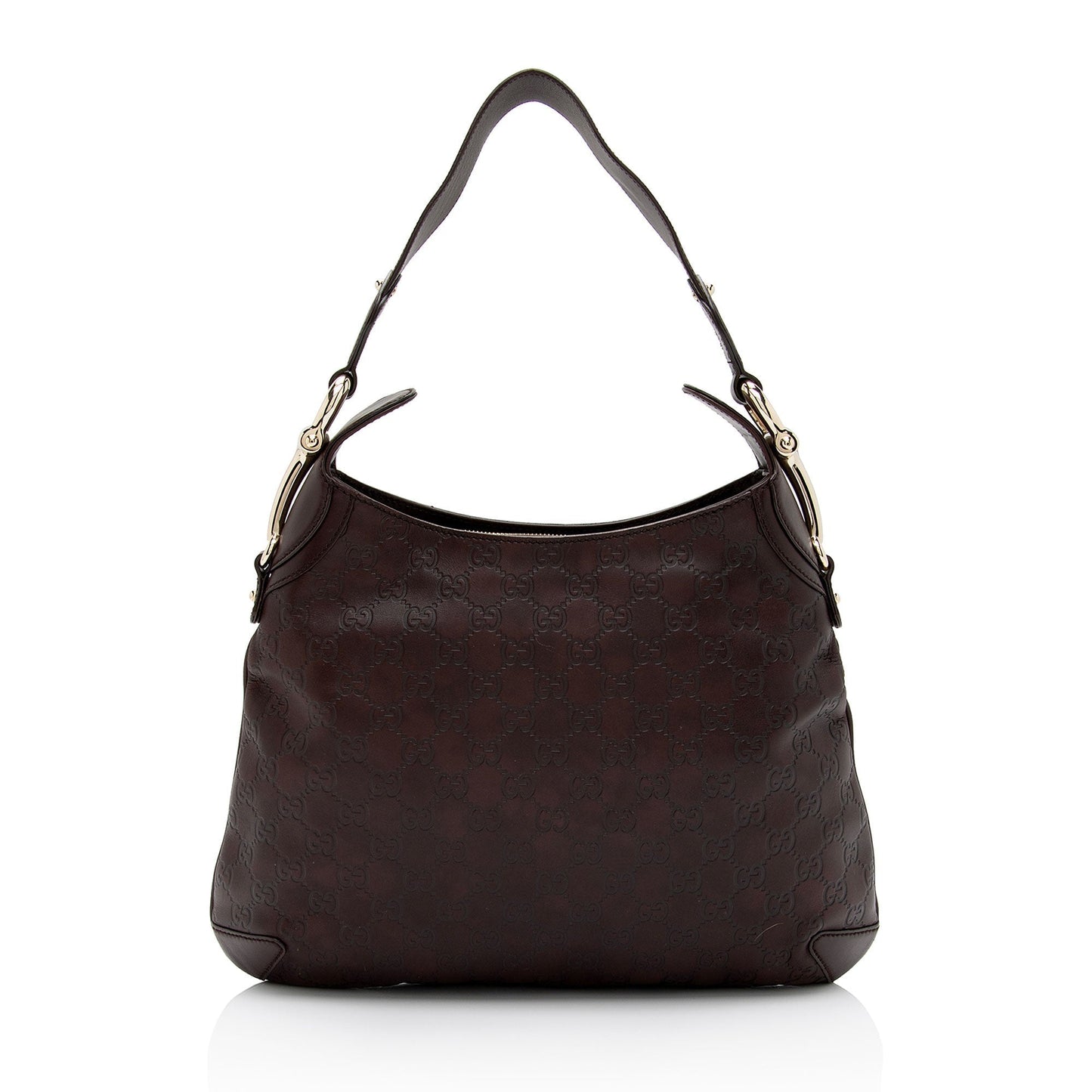Gucci Guccissima Creole SHF-1LM6Nu Leather Brown Shoulder Bag