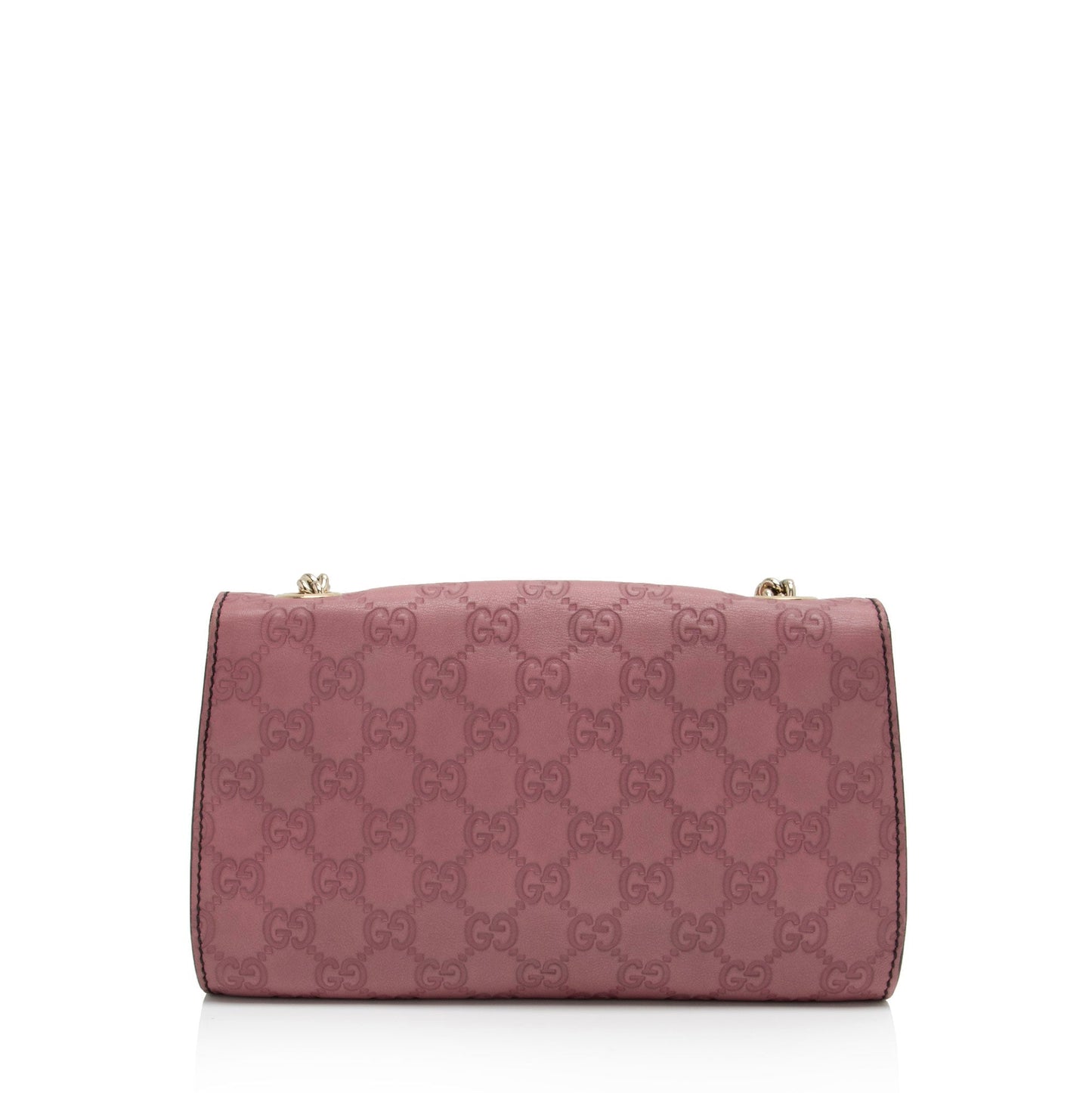 Gucci Guccissima Emily Leather Pink Shoulder Bag