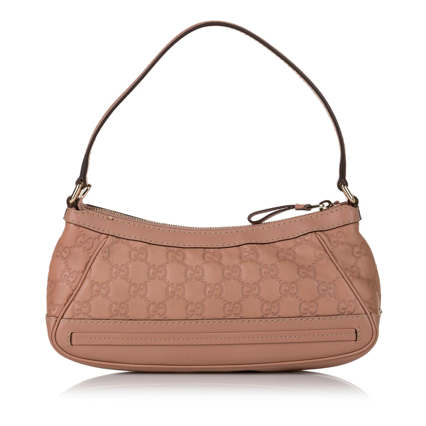 Gucci Guccissima Mayfair Pochette SHG Calf Brown Handbag