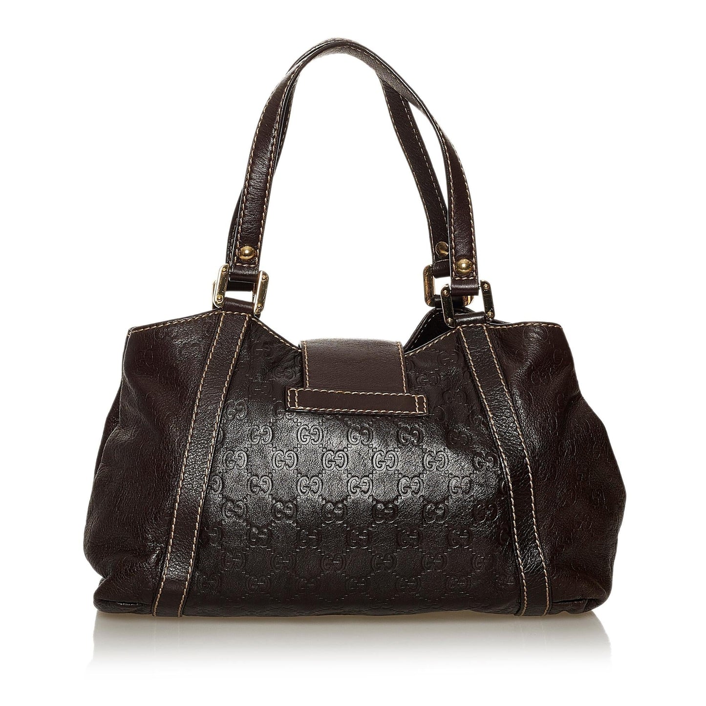 Gucci Guccissima New Ladies SHG Calf Brown Shoulder Bag