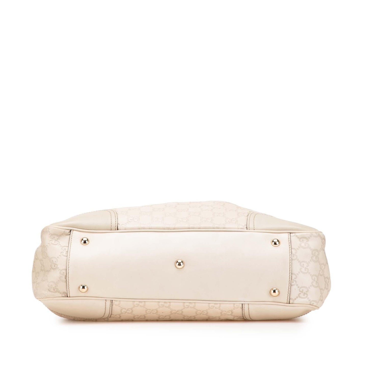 Gucci Guccissima Princy Calf White Tote Bag Tote 2