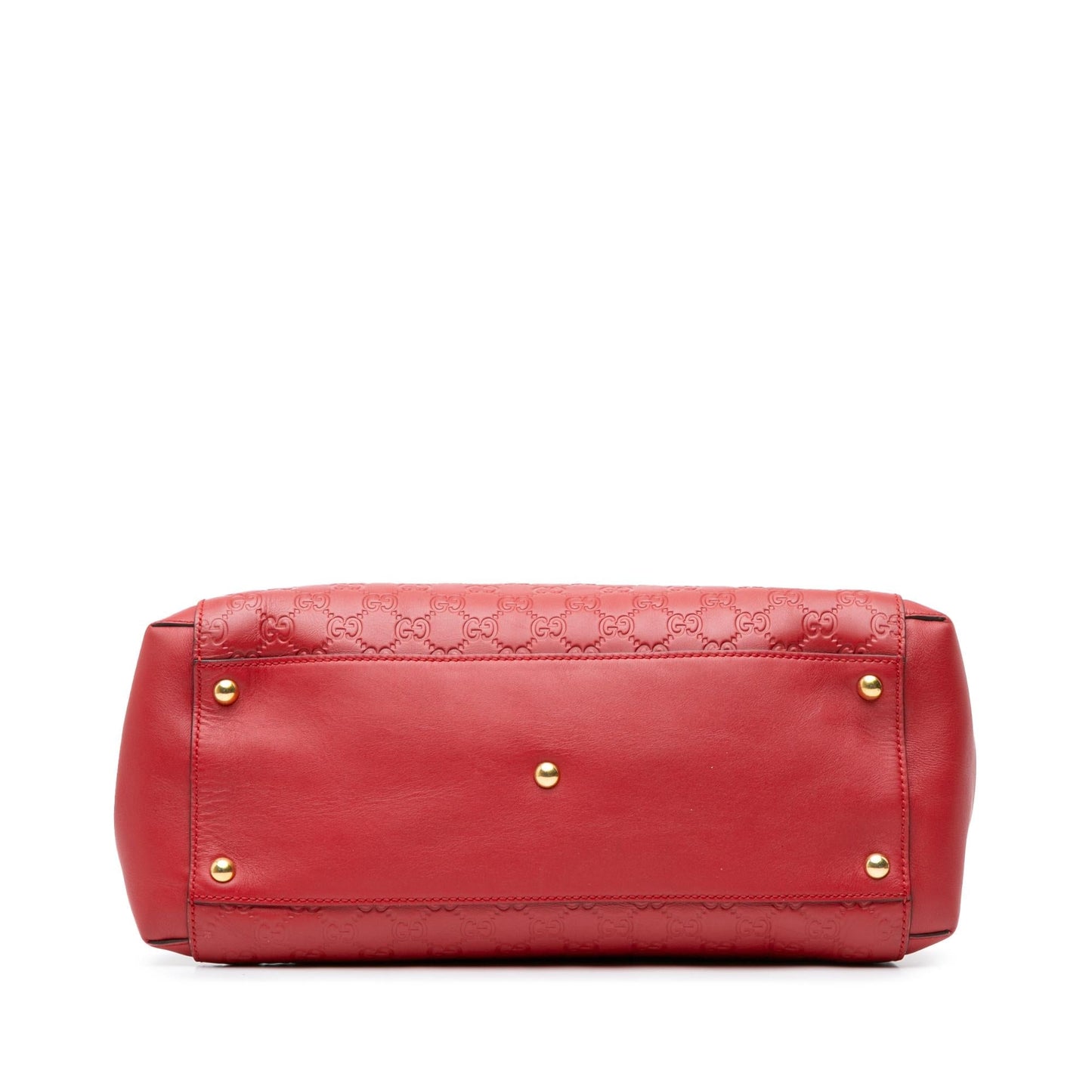 Gucci Guccissima SHG-ZU4PeT Calf Red Satchel Bag