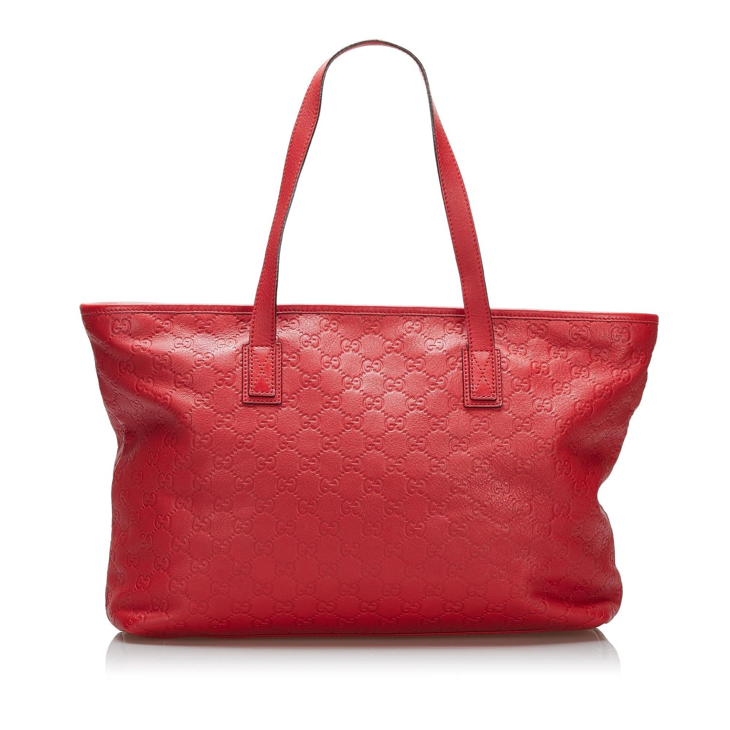 Gucci Guccissima SHG-41PyqK Calf Red Tote Bag