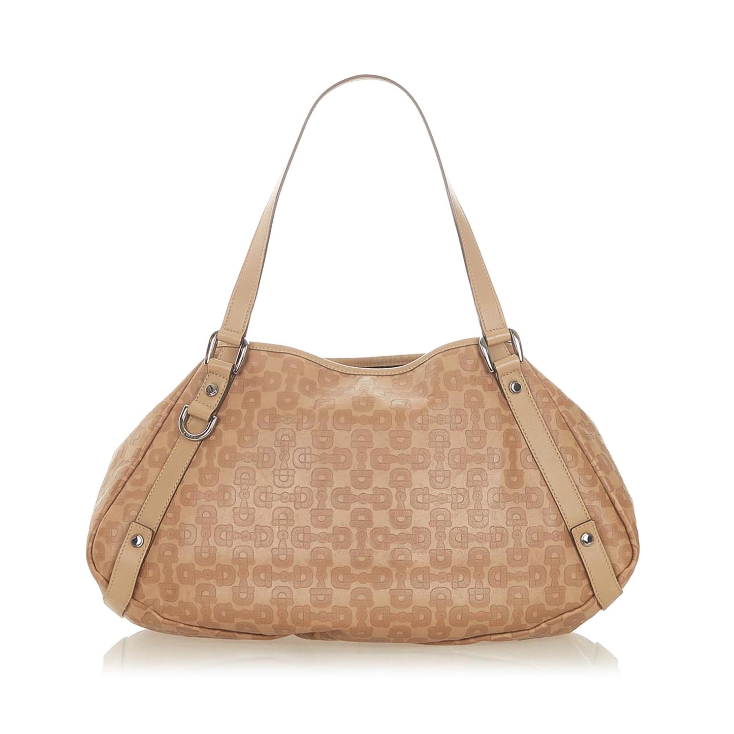 Gucci Horsebit Pelham SHG-WS25sg Canvas Brown Tote Bag