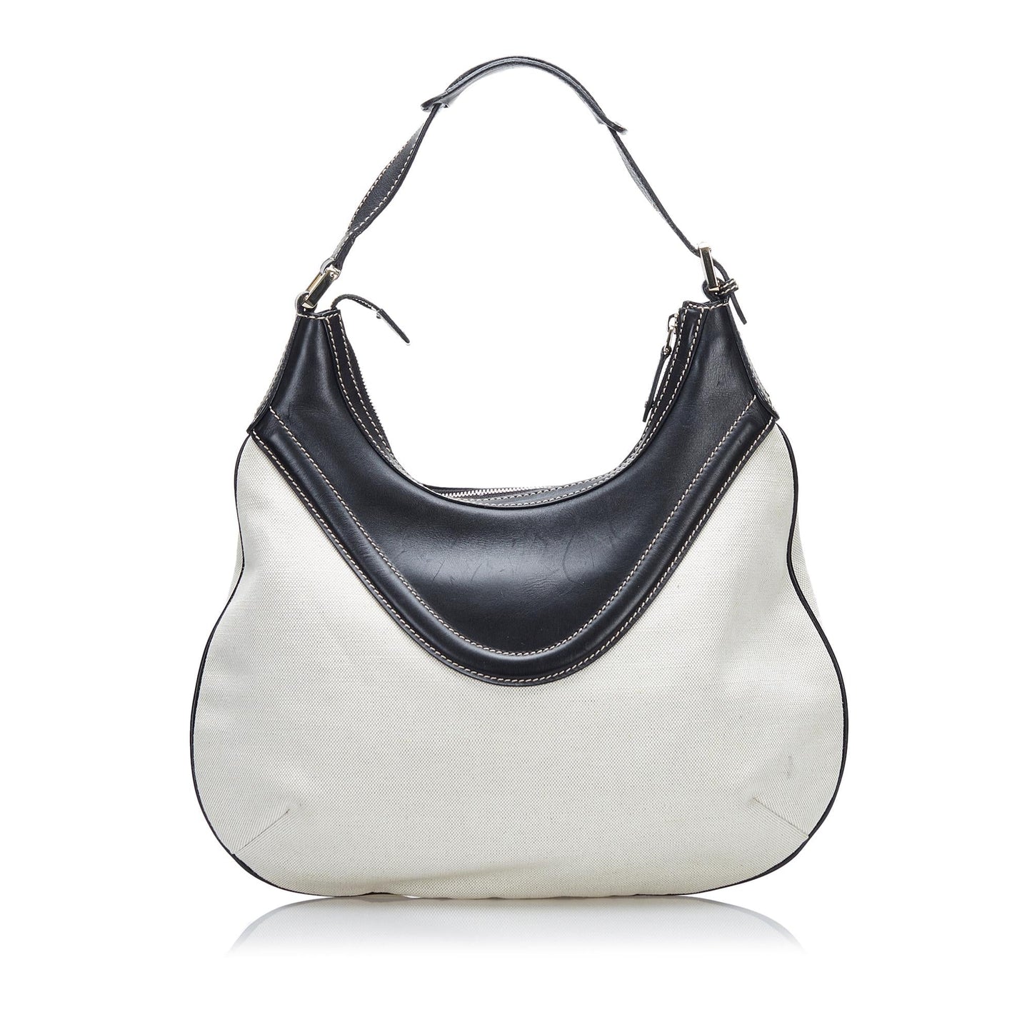 Gucci Hysteria Crest SHG Canvas White Shoulder Bag