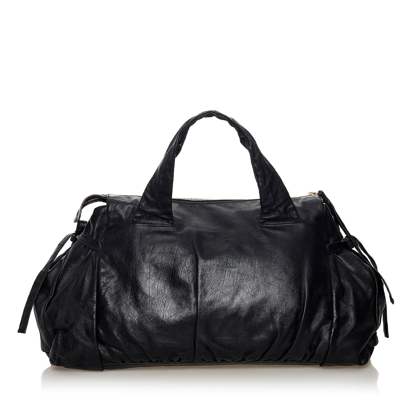 Gucci Hysteria SHG Leather Calf Black Tote Bag Bag Shg