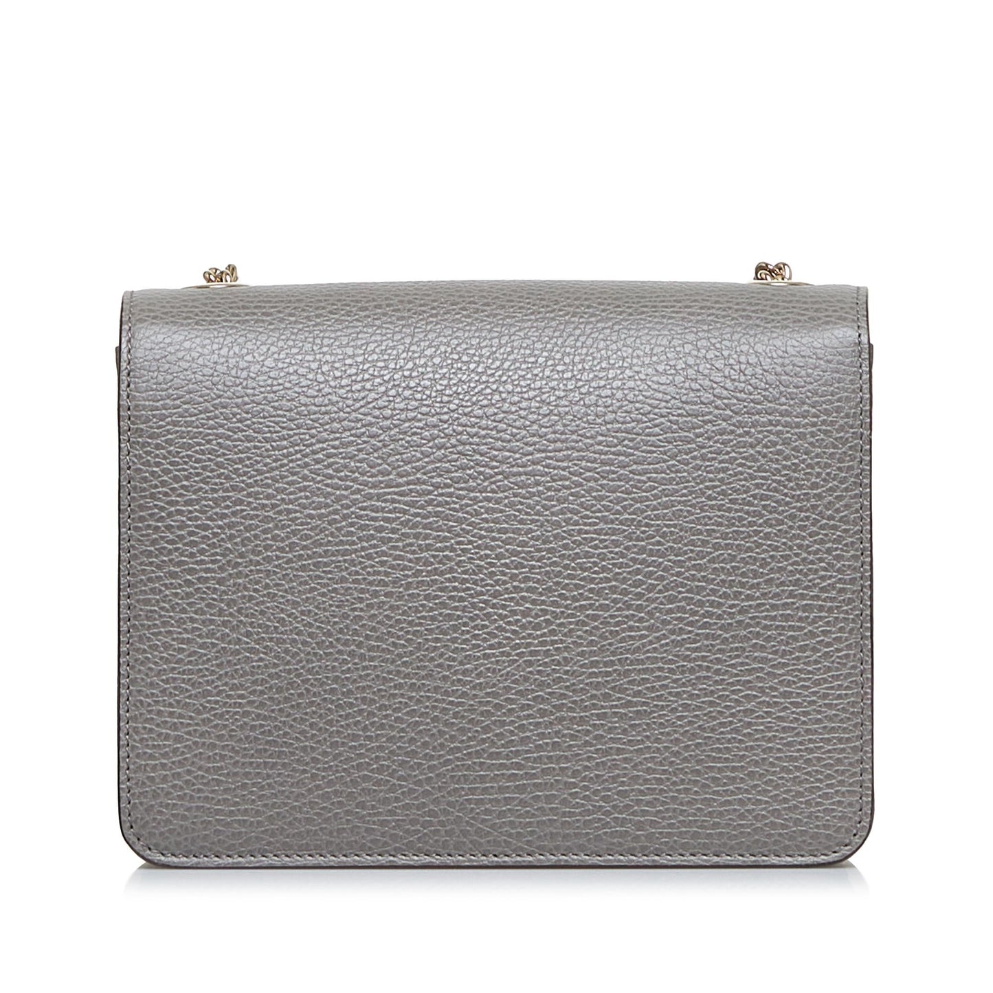Gucci Interlocking G Dollar SHG-oCJPEY Calf Grey Crossbody Bag