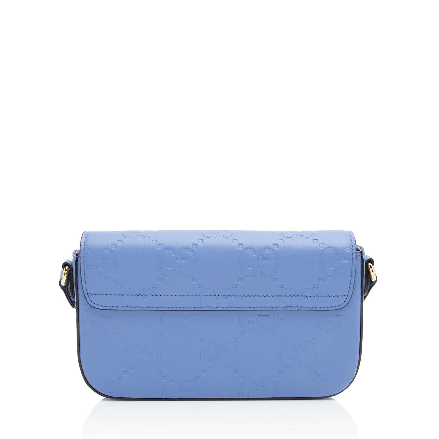 Gucci Jumbo GG Pochette Leather Mini Crossbody Bag