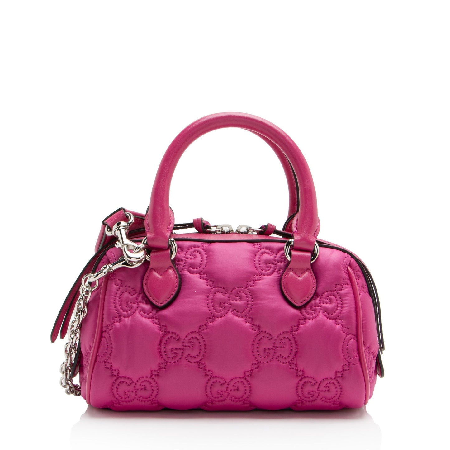 Gucci Jumbo GG Bowling Matelasse Nylon Mini Crossbody Bag