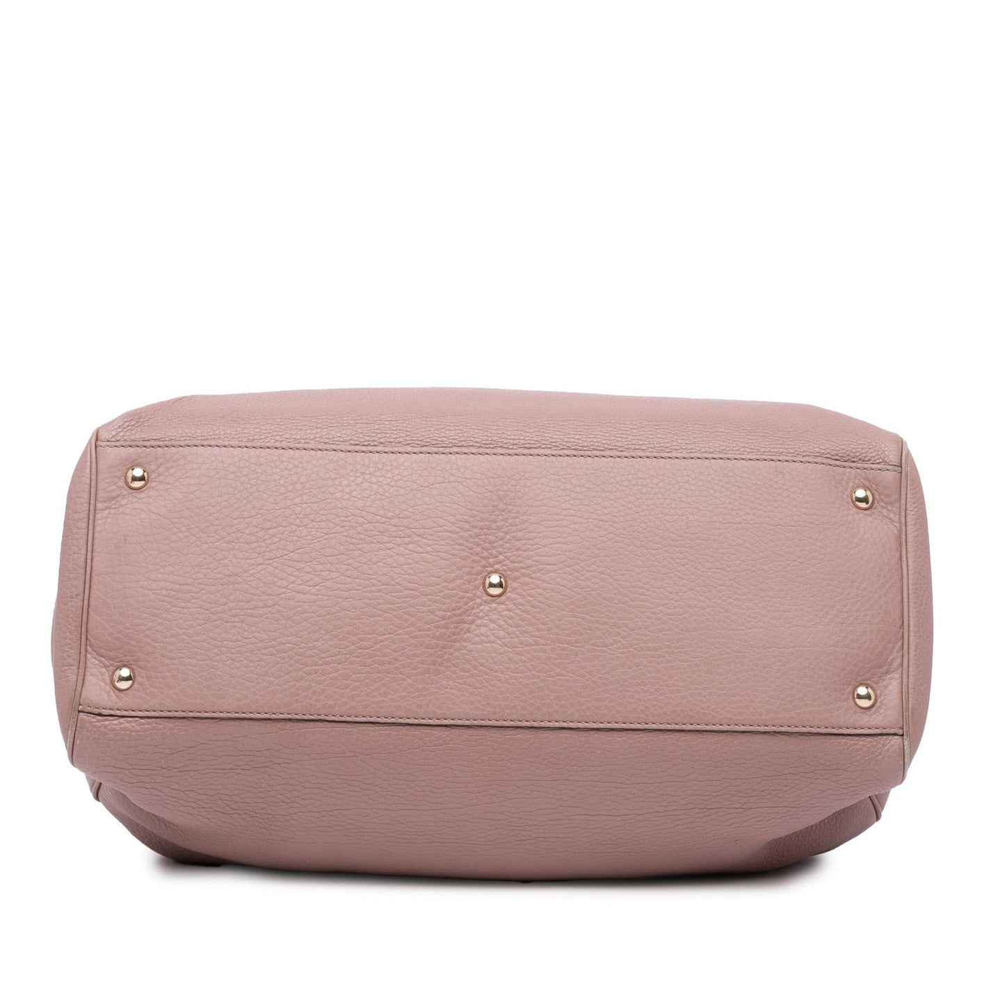 Gucci Bamboo Shopper Calf Calfskin Pink Large Satchel Bag Shopper Satchel