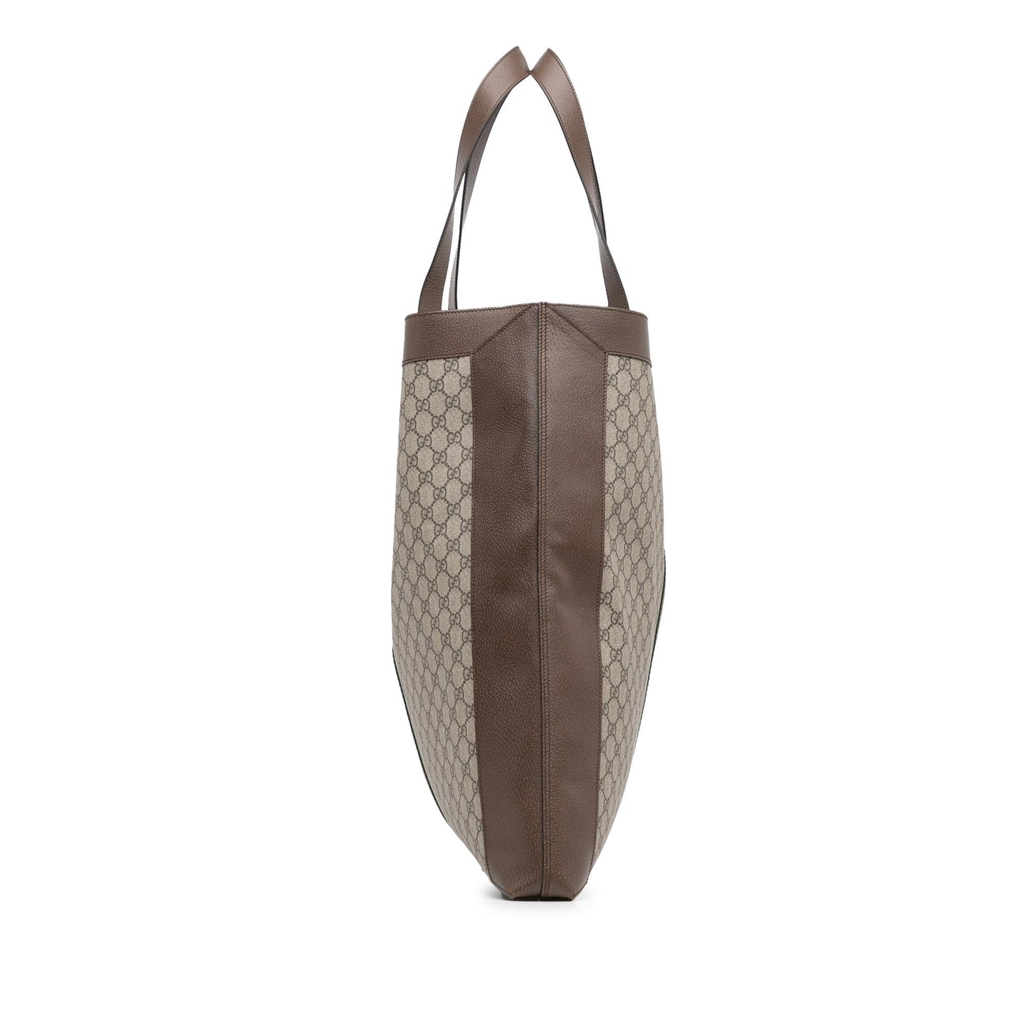 Gucci GG Supreme Ophidia SHG-PkvmIL Canvas Calf Brown Large Tote Bag