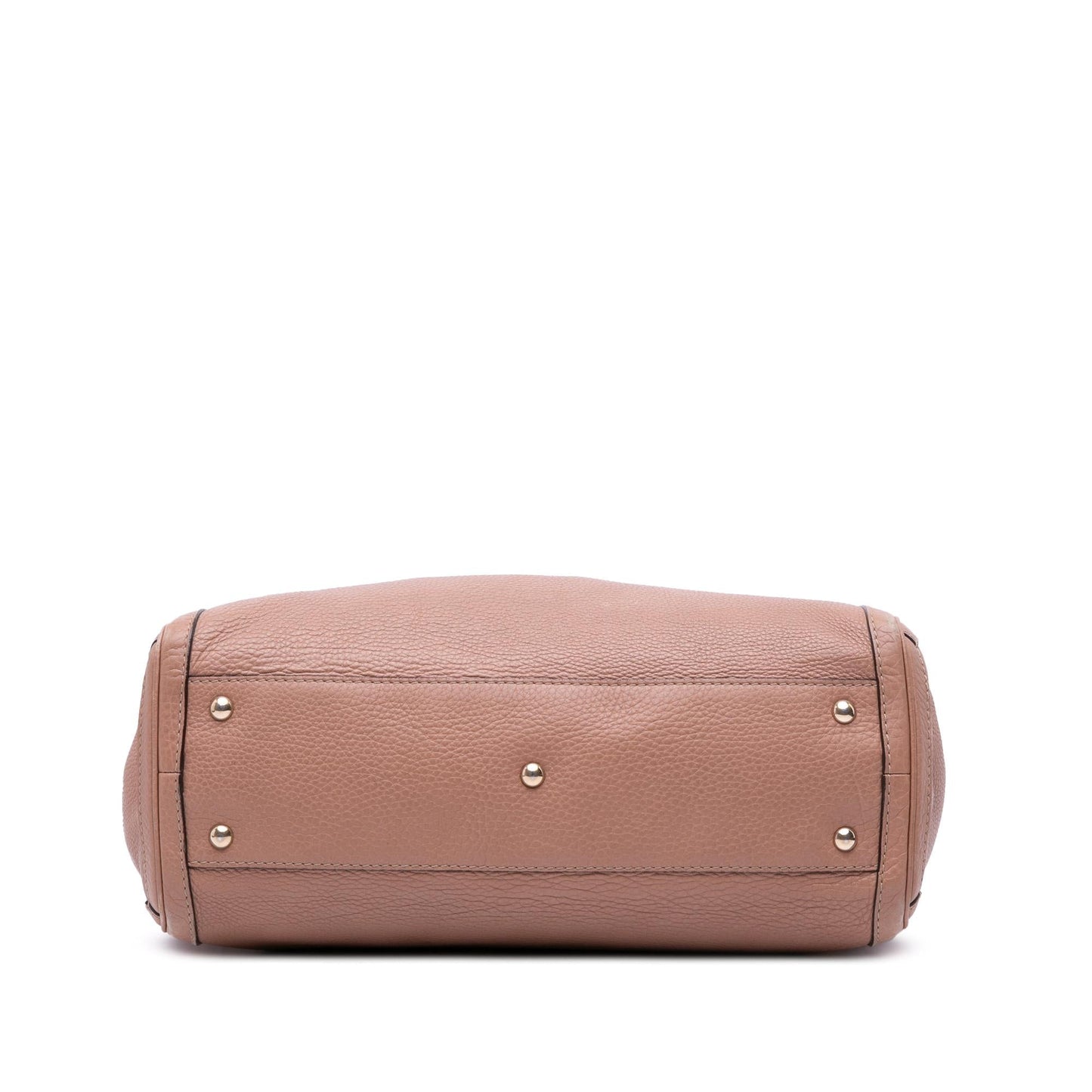Gucci Bella Leather Calf Pink Large Tote Bag