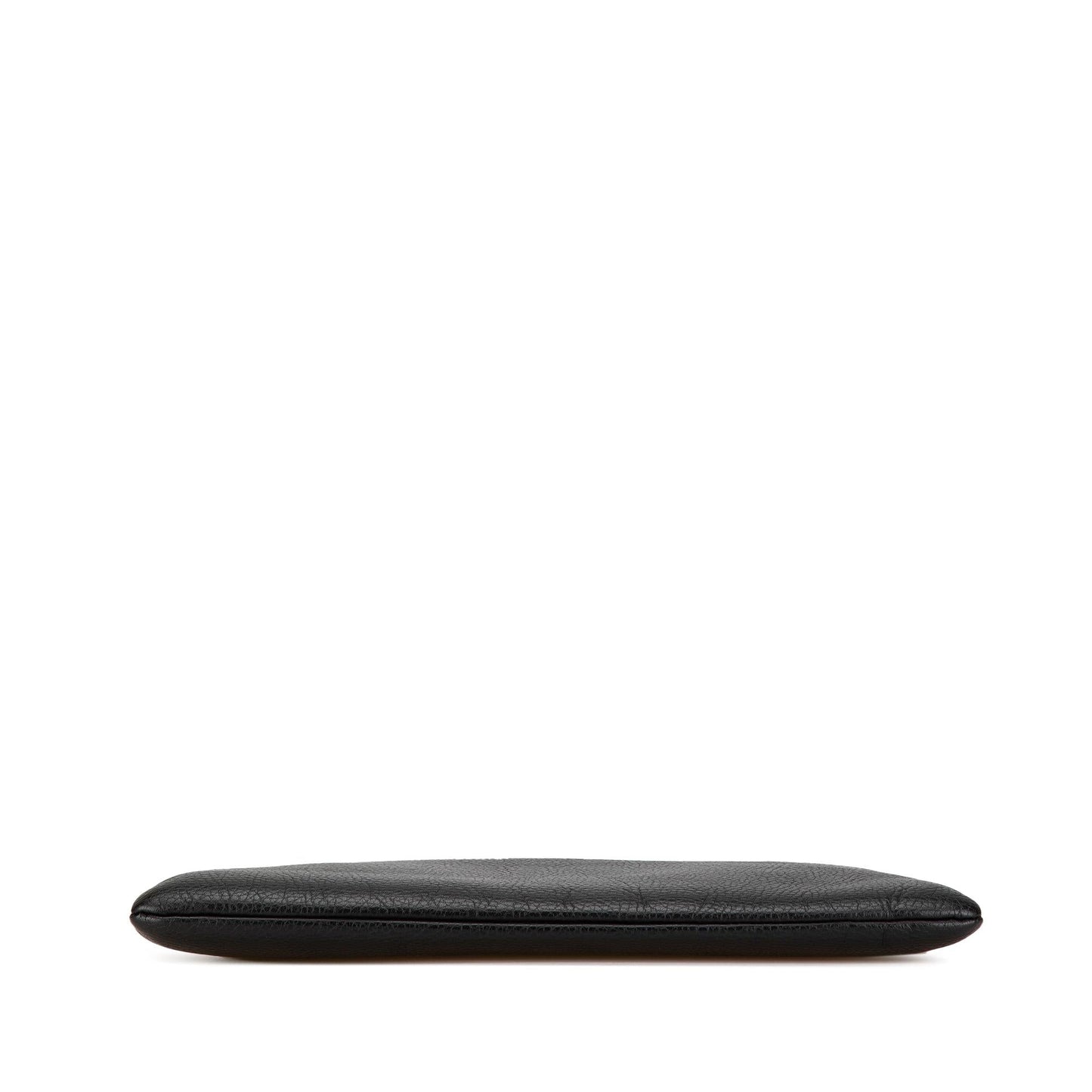 Gucci Bamboo Tassel Leather Calf Black Clutch Bag