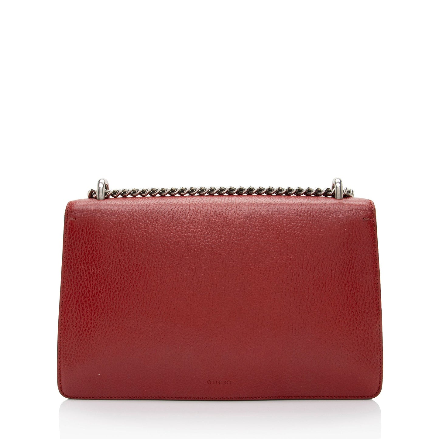 Gucci Crystal Dionysus Leather Red Small Shoulder Bag