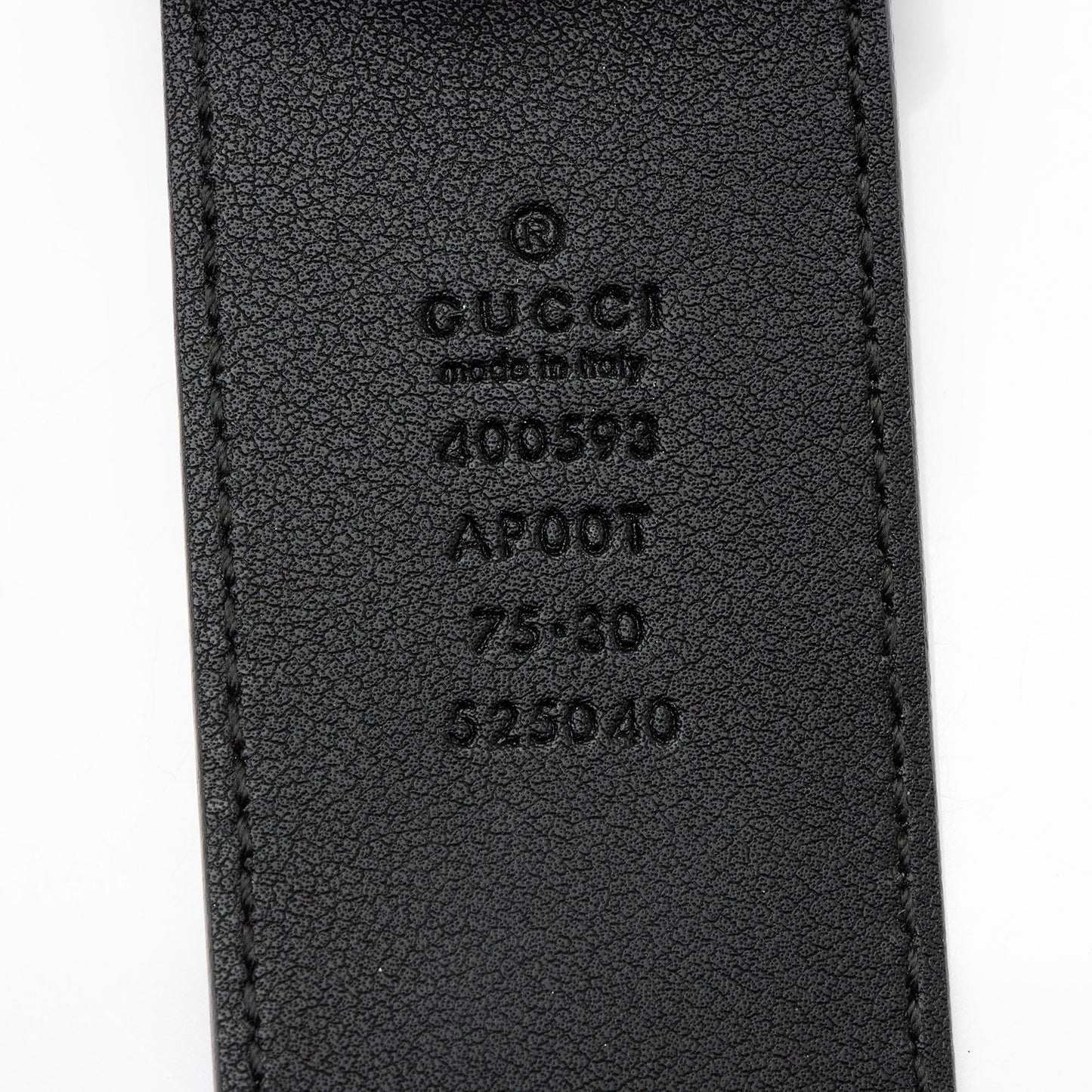 Gucci GG Marmont Belt - Size Leather Black Accessory Shf Mdemux
