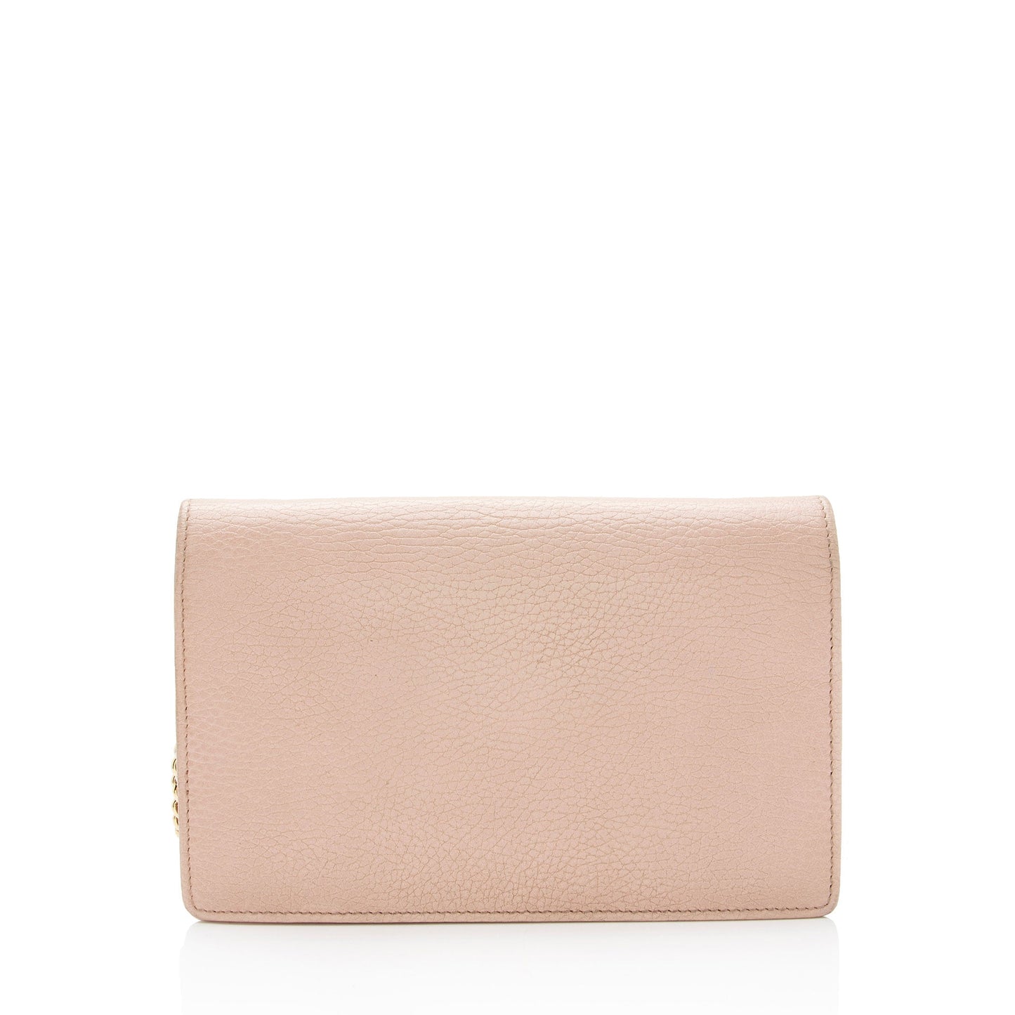 Gucci GG Marmont SHF-bvCAjP Leather Pink Mini Chain Crossbody Bag