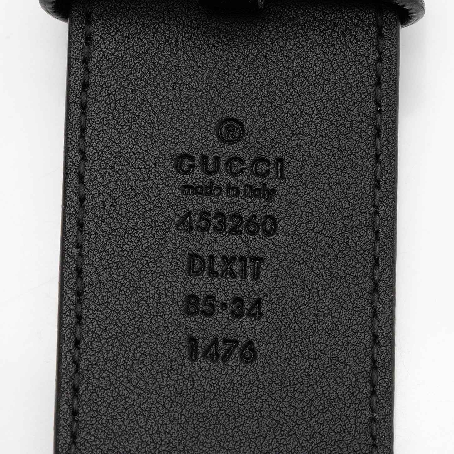 Gucci GG Marmont Pearl Wide Belt Leather Black Accessory