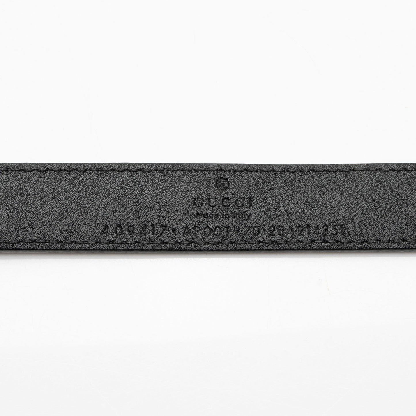 Gucci GG Marmont Slim Belt - Leather Black Accessory Shf Z5Waia