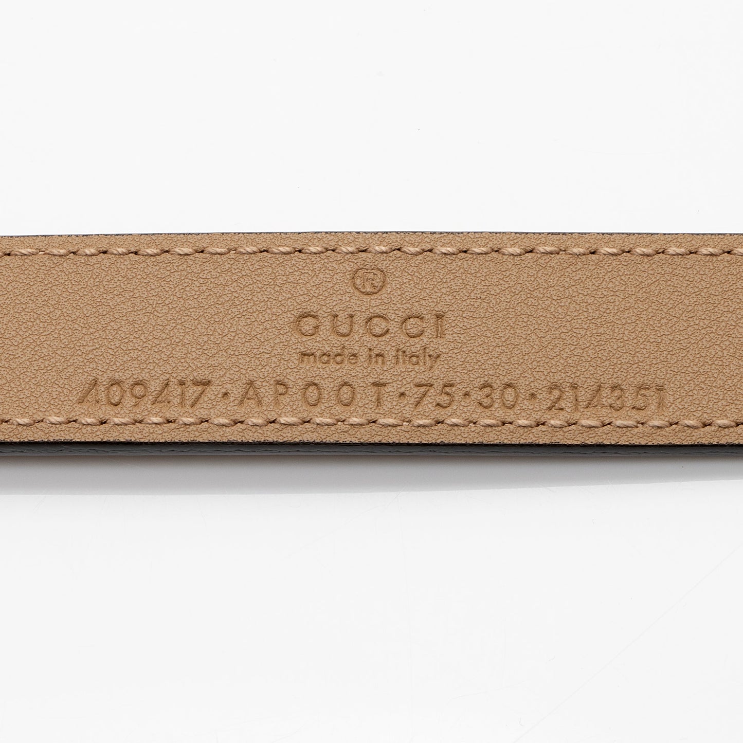 Gucci GG Marmont Slim Belt - Leather Beige Accessory Shf Plwvbe