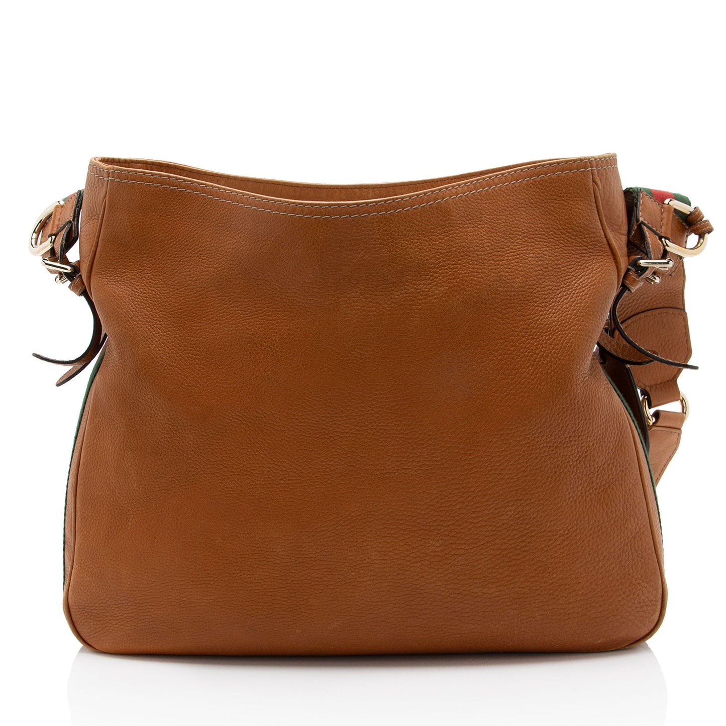 Gucci Web Heritage Messenger SHF-8X47Lj Leather Nylon Brown Shoulder Bag