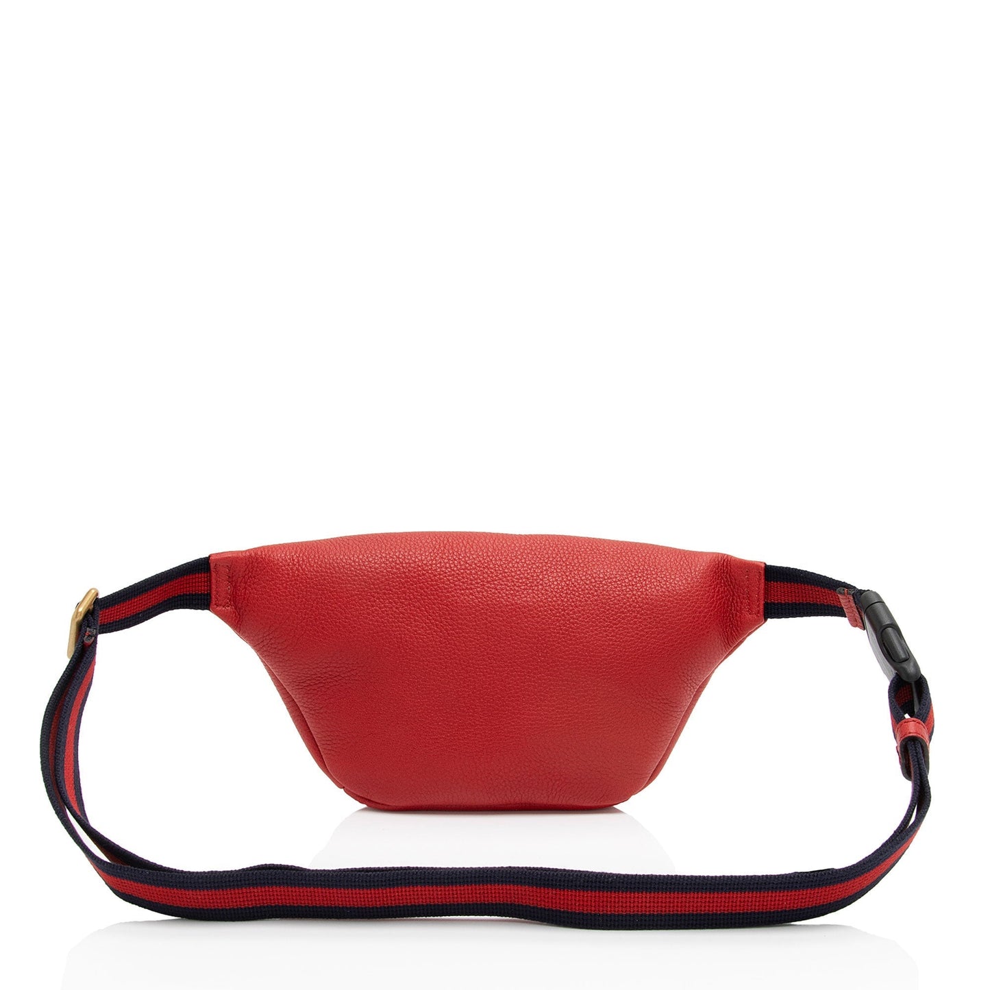 Gucci Belt Leather Nylon Red Logo Accessory