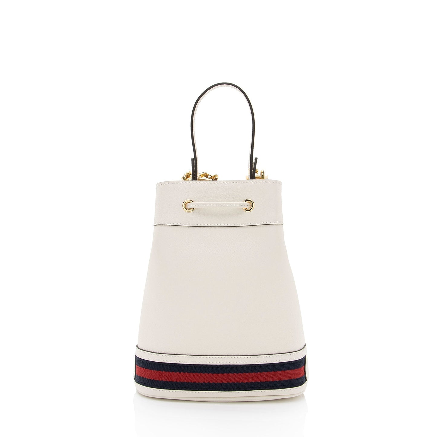 Gucci Ophidia Bucket SHF-r8Bhtv Leather Nylon White Small Crossbody Bag