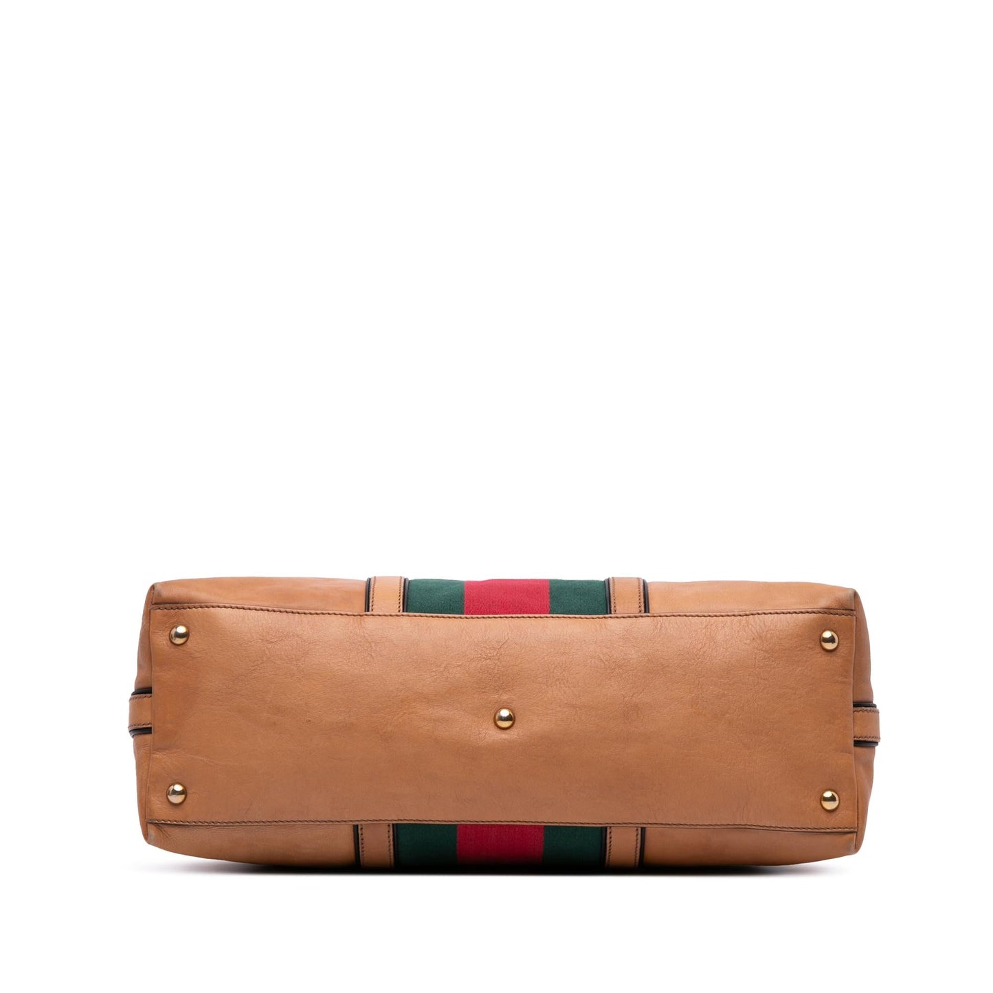 Gucci Rania Convertible Leather Calf Brown Tote Bag