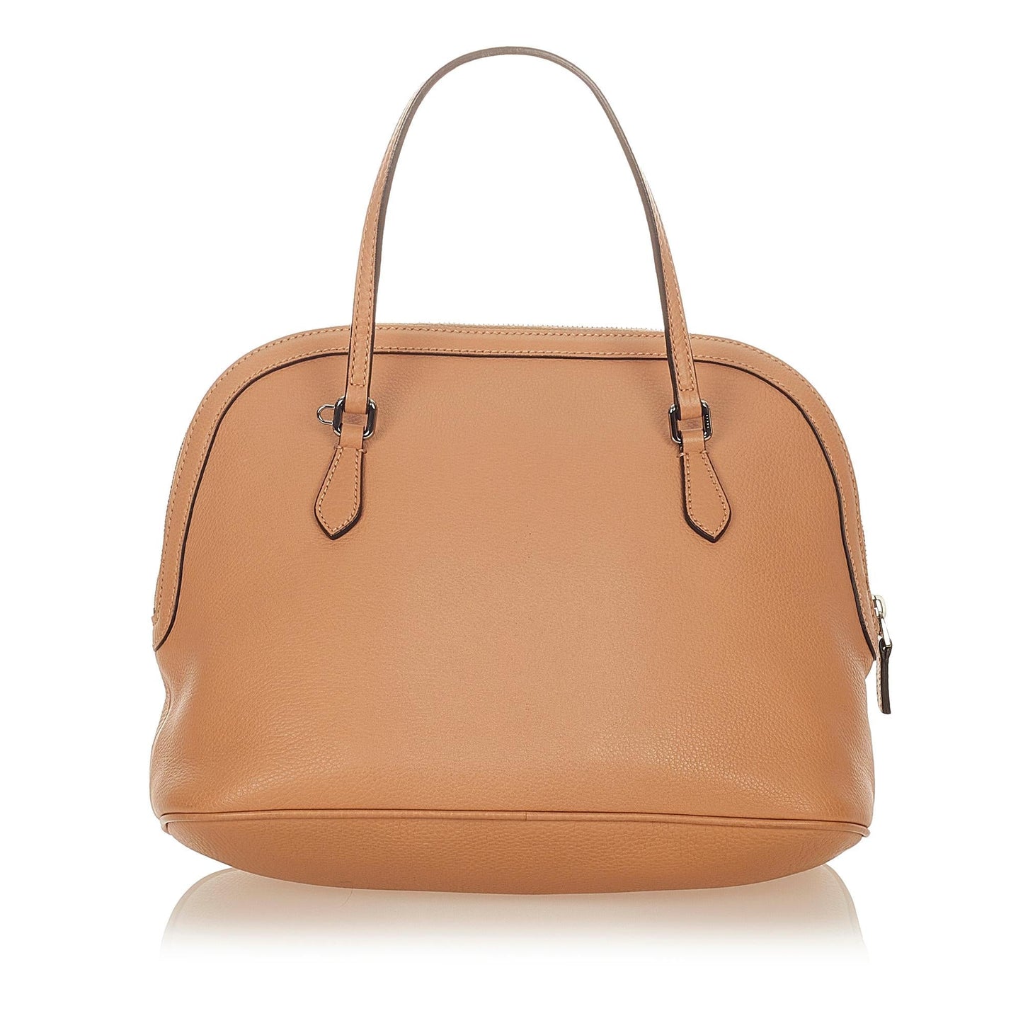 Gucci SHG Leather Calf Brown Satchel Bag Satchel Shg