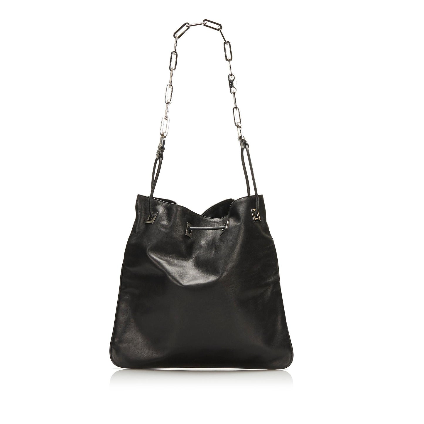 Gucci SHG-QQ5Ccm Leather Calf Black Shoulder Bag