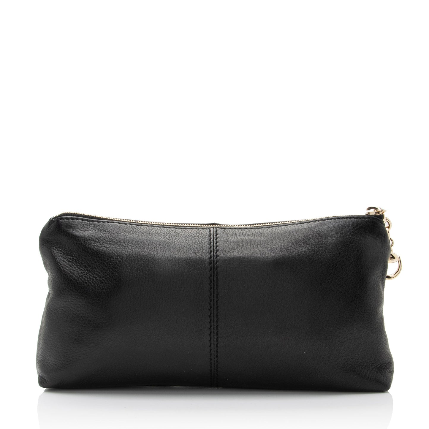 Gucci Sienna Tassel SHF-K7dFFR Leather Black Clutch Bag
