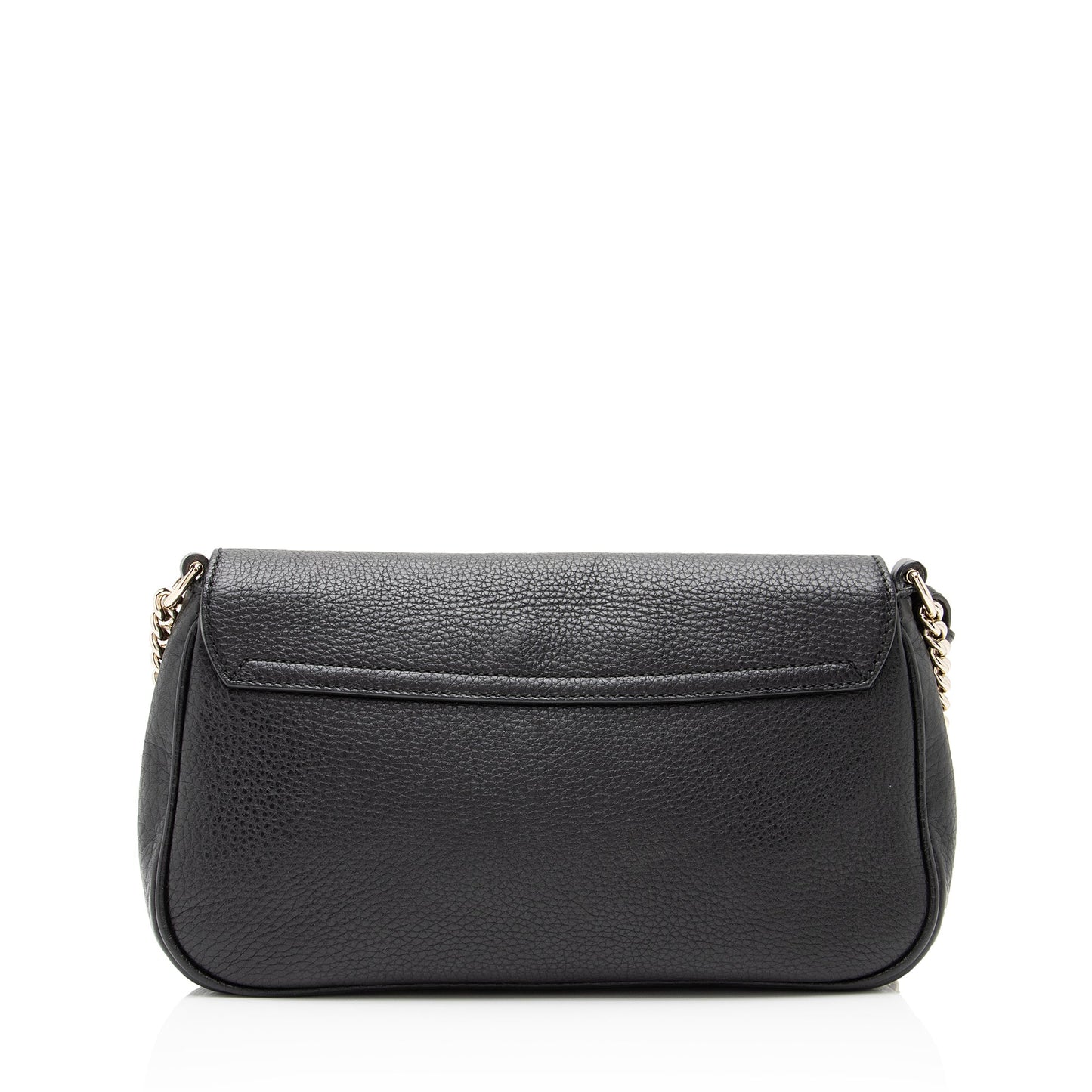 Gucci Soho SHF-toSbyd Leather Black Flap Crossbody Bag