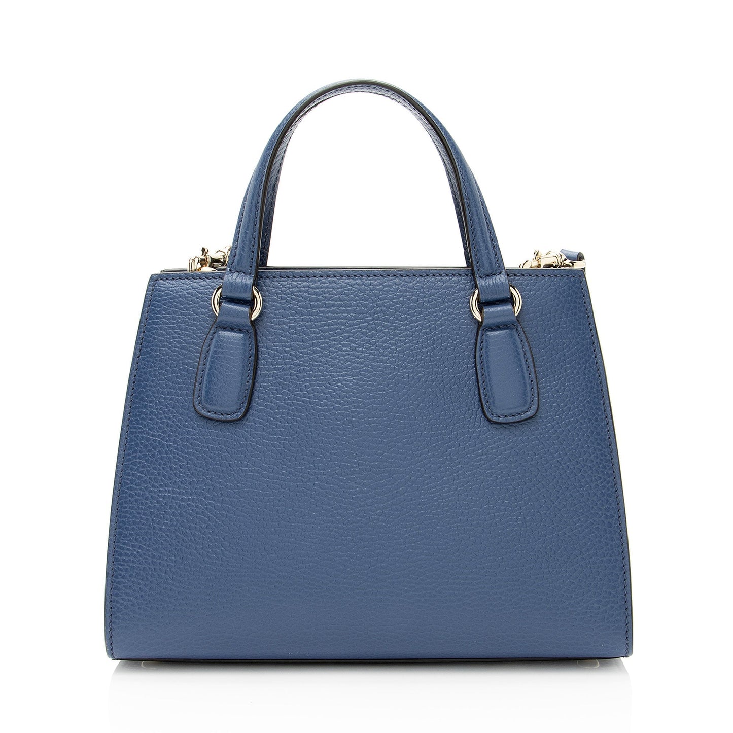 Gucci Soho Leather Blue Small Satchel Bag