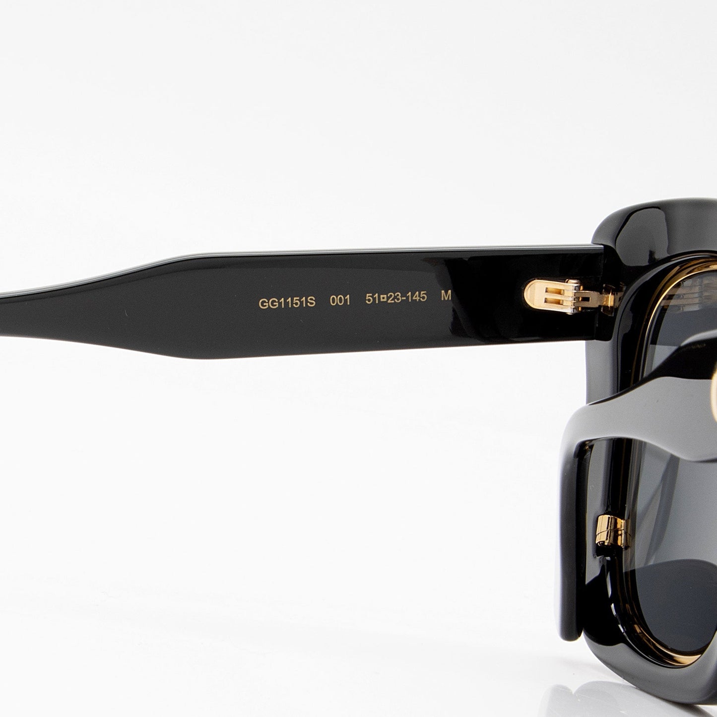 Gucci Oversized Butterfly Sunglasses SHF-MuUS94 Black Logo Accessory