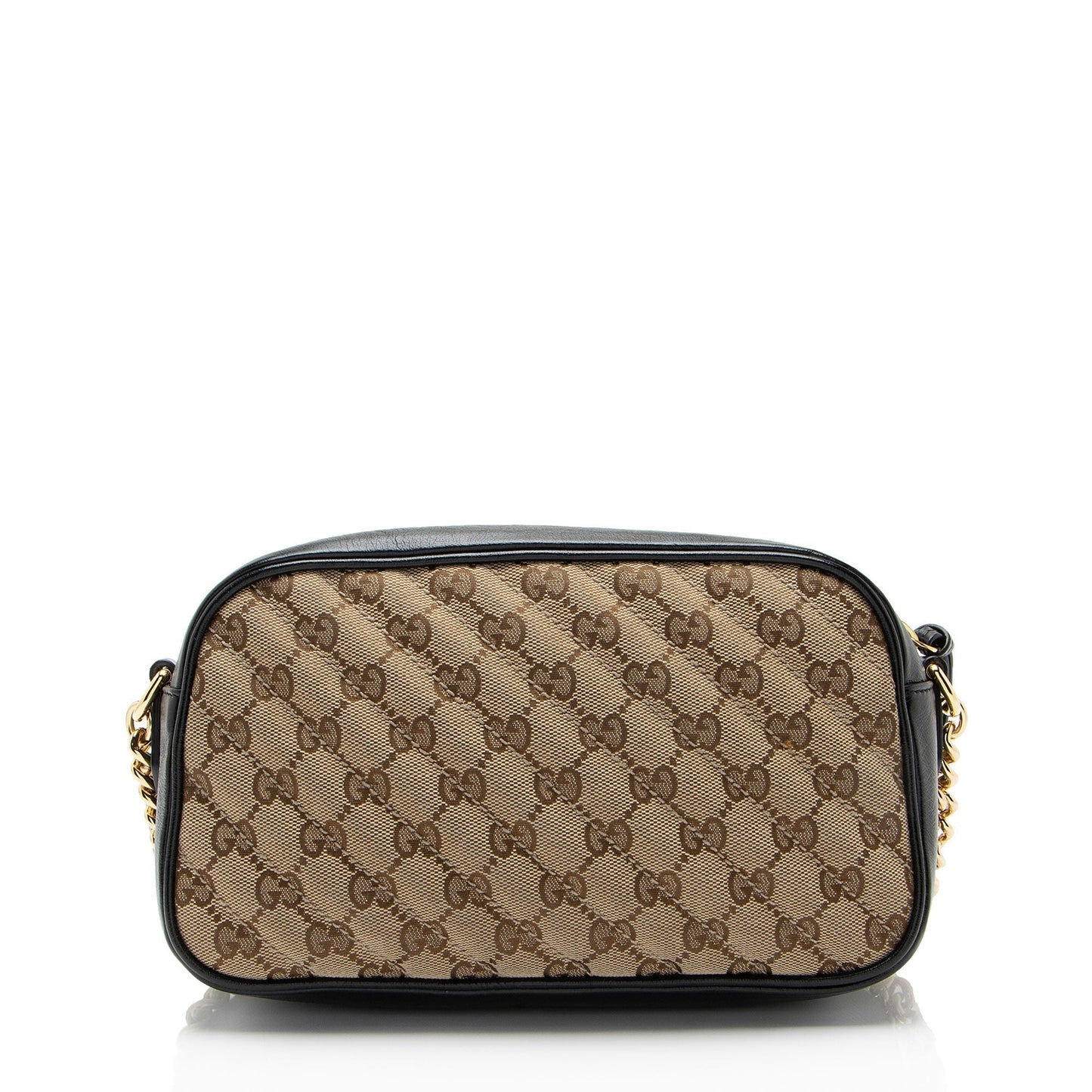 Gucci GG Marmont Camera Matelasse Leather Canvas Black Crossbody Bag Bag 1
