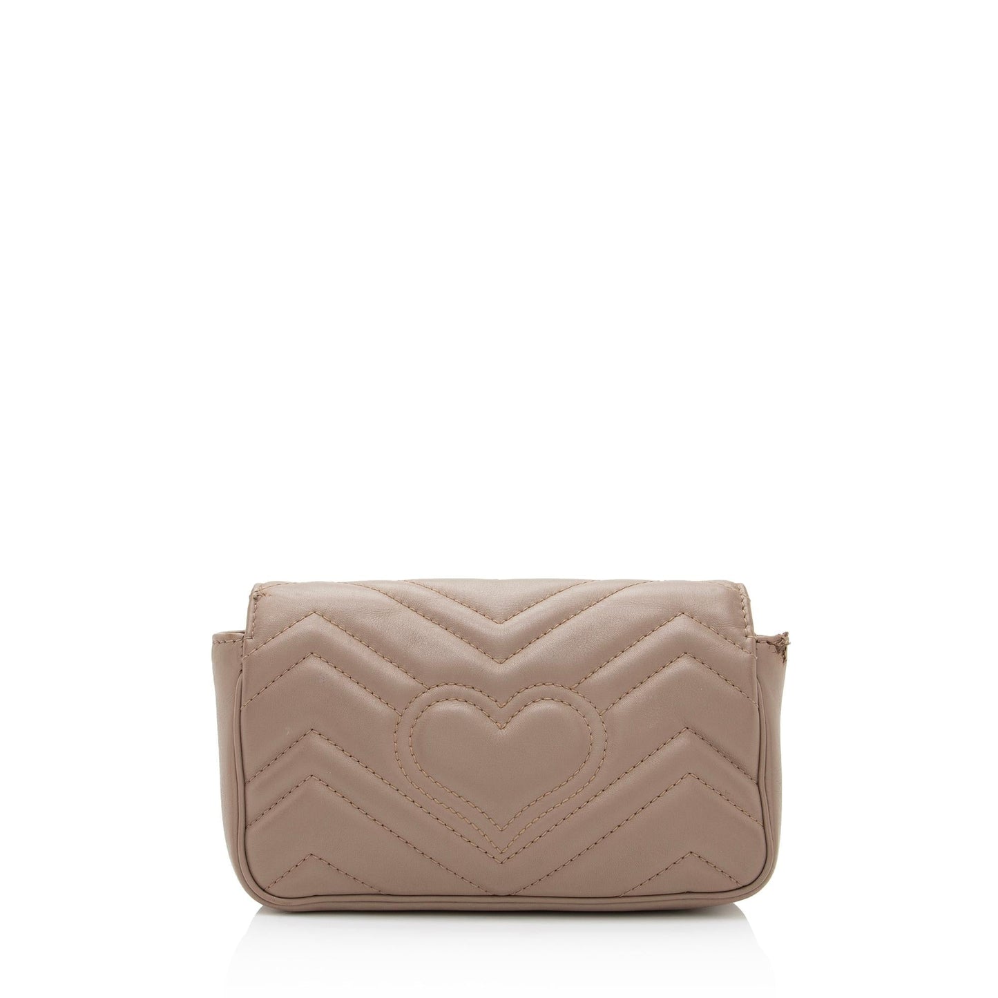 Gucci GG Marmont Super SHF-5Cn5zY Matelasse Leather Beige Mini Crossbody Bag
