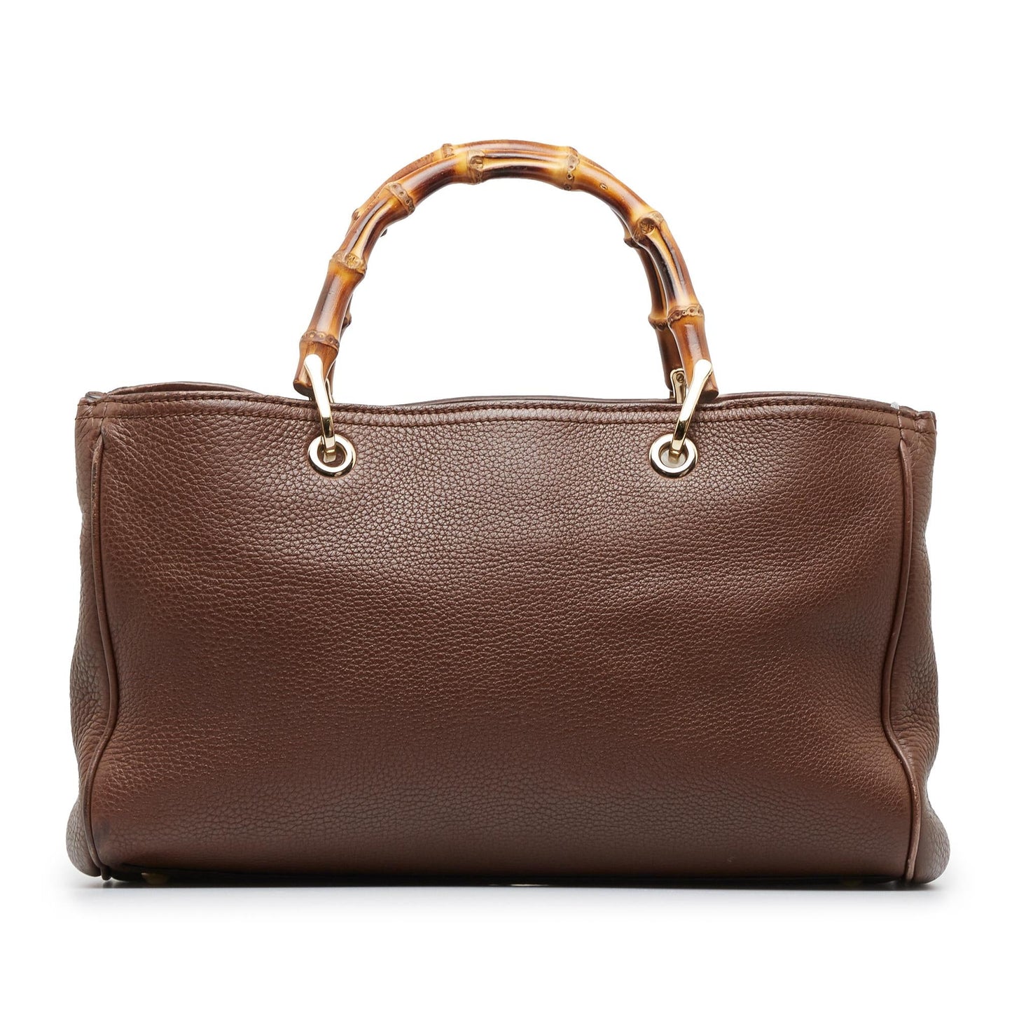Gucci Bamboo Shopper SHG-Re2vqi Calf Brown Medium Satchel Bag